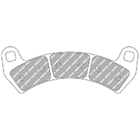 Ferodo Brake Disc Pad Set - FDB2298 SG Sinter Grip SG Compound - Road, Off-Road or Competition