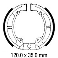 Ferodo Brake Shoe Set - FSB717 Product thumb image 1