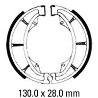 Ferodo ECO  Brake Shoe Set - FSB721 EF Product thumb image 1