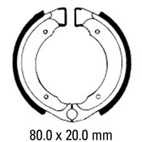 Ferodo Brake Shoe Set - FSB727 Product thumb image 1