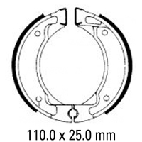 Ferodo ECO  Brake Shoe Set - FSB738 EF