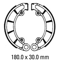 Ferodo Brake Shoe Set - FSB741 Product thumb image 1