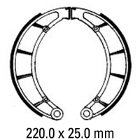 Ferodo Brake Shoe Set - FSB796 Product thumb image 1