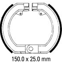 Ferodo Brake Shoe Set - FSB869 Product thumb image 1