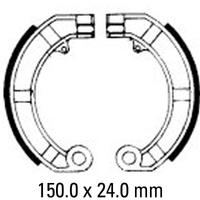 Ferodo ECO  Brake Shoe Set - FSB874 EF Product thumb image 1