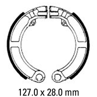 Ferodo Brake Shoe Set - FSB879 Product thumb image 1