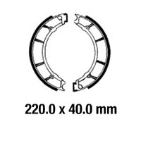 Ferodo Brake Shoe Set - FSB880 Product thumb image 1