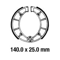 Ferodo Brake Shoe Set - FSB901 Product thumb image 1