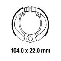 Ferodo Brake Shoe Set - FSB906 Product thumb image 1