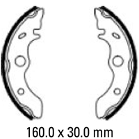 Ferodo Brake Shoe Set - FSB932