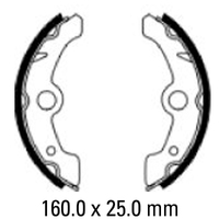 Ferodo Brake Shoe Set - FSB933 Product thumb image 1