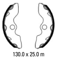 Ferodo Brake Shoe Set - FSB945 Product thumb image 1