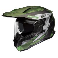 M2R Hybrid Helmet - Poly PC-4F - Black/Green Product thumb image 1