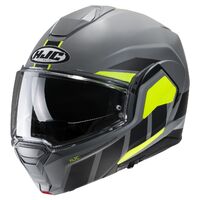 HJC i100 Helmet - Beis MC3HSF - Grey/Yellow Product thumb image 1