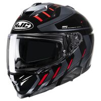 HJC i71 Helmet - Simo MC-1 - Black/Red Product thumb image 1