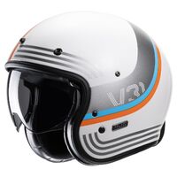 HJC V31 Helmet - Byron MC-27 - White/Blue