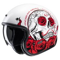 HJC V31 Helmet - Desto MC-1 - White/Red