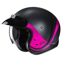 HJC V31 Helmet - Emgo MC-8SF - Black/Pink Product thumb image 1