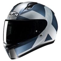 HJC C10 Helmet - Tez MC-2SF - Blue/White