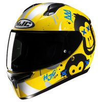 HJC C10 Helmet - Geti MC-3SF - Yellow/Black Product thumb image 1