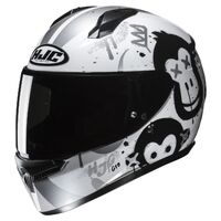 HJC C10 Helmet - Geti MC-10 - White/Black Product thumb image 1