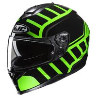 HJC C70N Helmet - Holt MC-4H - Black/Green Product thumb image 1