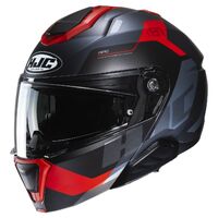 HJC i91 Helmet - Carst MC-1SF - Black/Red