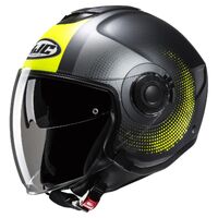 HJC i40N Helmet - Pyle MC-3HSF- Black/Yellow