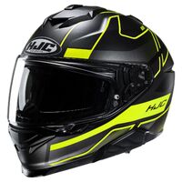 HJC i71 Helmet - Iorix MC-3HSF - Black/Yellow