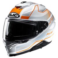 HJC i71 Helmet - Iorix MC-27 - Grey/Orange