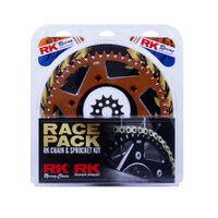 PRO Pack - RK Chain & Sprocket KIT GOLD+ORANGE 13/48 KTM SX-F 06-23 Product thumb image 1