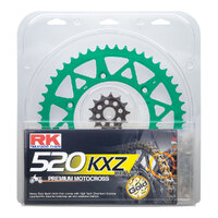 Lite Pack - RK Chain & Sprocket Kit Green 13/50 KX450F 