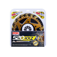 Lite Pack - RK Chain & Sprocket KIT Gold 13/49 RMZ250 13-23 Product thumb image 1