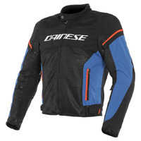 Dainese Air Frame D1 Tex Jacket - 46 - Black/Blue/Fluoro Red Product thumb image 1