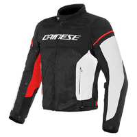 Dainese Air Frame D1 Tex Jacket - Black/White/Red
