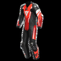 Dainese Misano 3 D-Air 1 Piece Racing Suit - Perforated - Black/Red