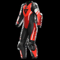 Dainese Misano 3 D-Air 1 Piece Racing Suit - Perforated  - Ladies - Black/Red
