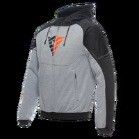 Dainese Daemon-X Safety Fullzip Hoody - 46 - Melange Grey/Black/Red Product thumb image 1