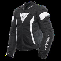 Dainese Avro 5 Textile Jacket - Black/White/Black