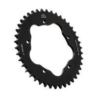 JT Rear Alloy Sprocket - Black - 43T 520P - 760 OR 770 JT Adaptor Required