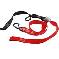 Oneal DLX Tiedowns 1 1/2 IN W/Soft Loop & Secure Hook BLK/Red (CTN10)