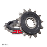 RK Front Sprocket - Steel W/-RUBBER Cush 14T 520P