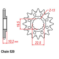 RK Front Sprocket - Steel  13T 520P Product thumb image 1