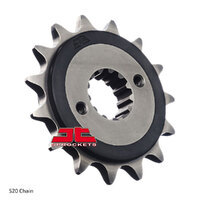 RK Front Sprocket - Steel W/-RUBBER Cush 15T 520P