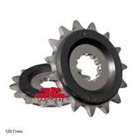 RK Front Sprocket - Steel W/-RUBBER Cush 15T 520P Product thumb image 1