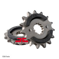 RK Front Sprocket - Steel W/-RUBBER Cush 17T 530P