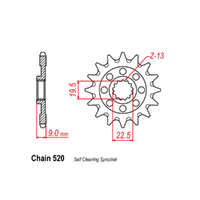 RK Front Sprocket - Steel  13T 520P Product thumb image 1