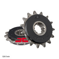 RK Front Sprocket - Steel W/-RUBBER Cush 15T 520P