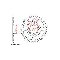 RK Rear Sprocket - Steel 33T 420P D/D