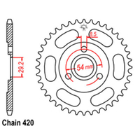 RK Rear Sprocket - Steel 35T 420P Product thumb image 1